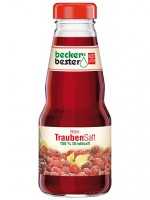 Becker 0,2 Traubensaft rot 100% - 12/0,20 Glas Mehrweg