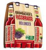 Krombacher Fassbrause Holunderbeere (alkoholfrei) - 4x6/33