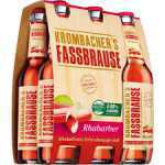 Krombacher Fassbrause Rhabarber (alkoholfrei) - 4x6/33