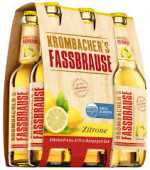 Krombacher Fassbrause Zitrone (alkoholfrei) - 4x6/33